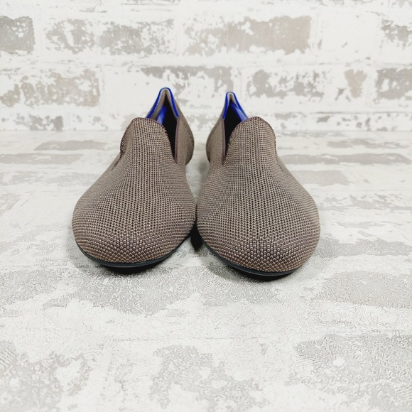 NEW Rothy\'s The Loafer Mocha Knit Round Toe Slip On Loafers F717
